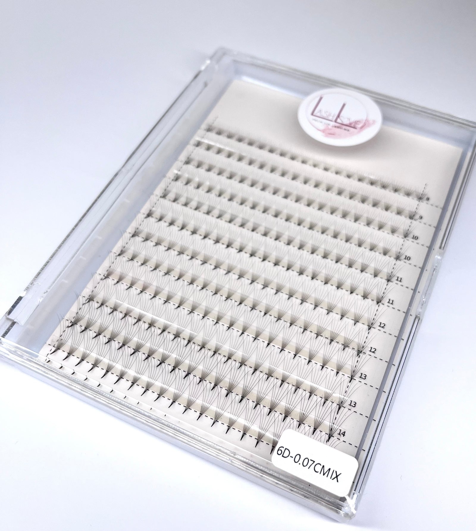 240 gab, 6D, 0.07 biezums, C curl, 8-15 mm